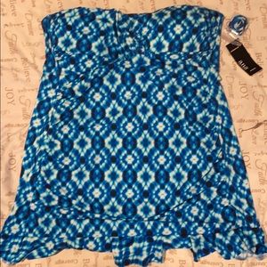 Pacific Blue One Piece Bathing Suit